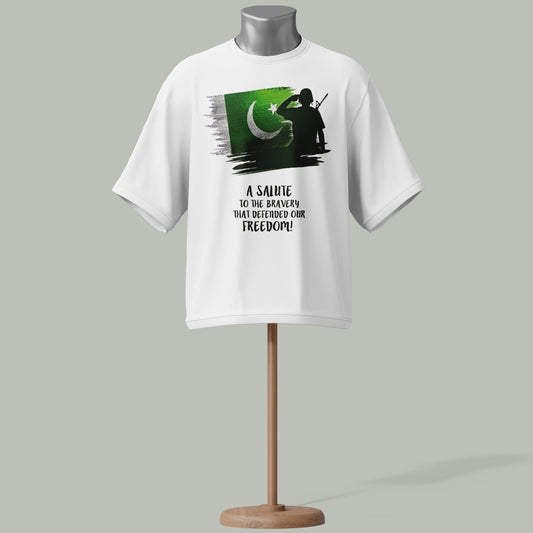 The Salute Tribute Tee | Azadi Legacy Fit