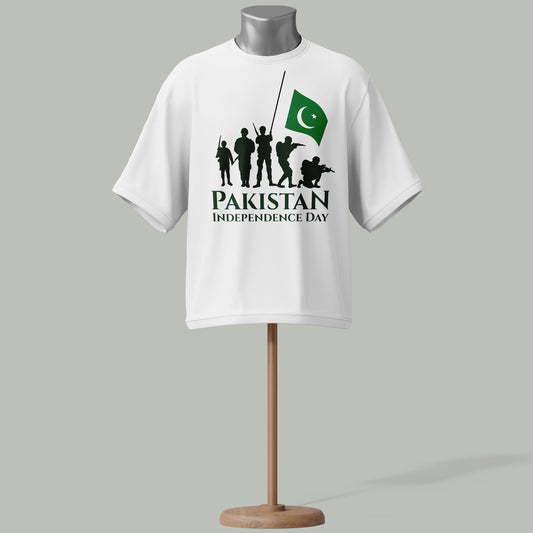 The Sentinel: Pak Army Azadi Drop Shoulder Tee