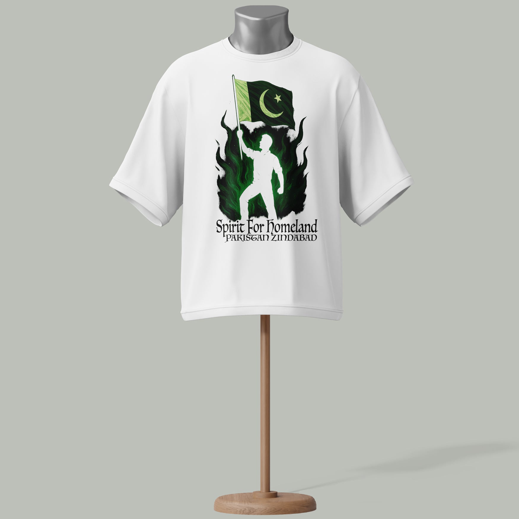 azadi spirit_white_tshirt