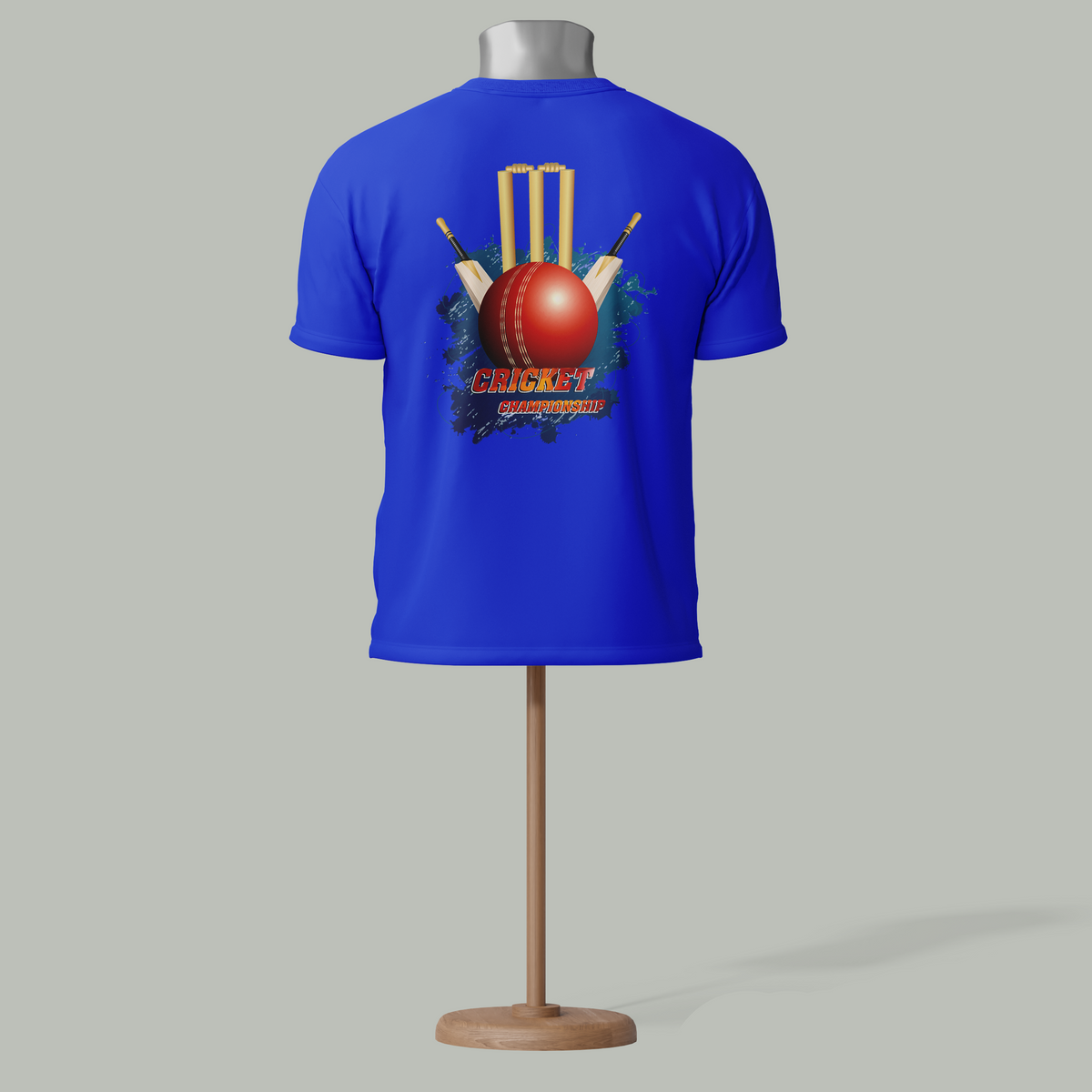 Cricket Championship T-Shirts | 15 Colors | Customizable Sportswear