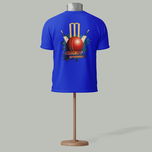 Cricket Championship T-Shirts | 15 Colors | Customizable Sportswear