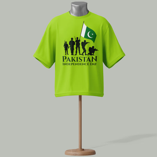 The Sentinel: Pak Army Azadi Drop Shoulder Tee