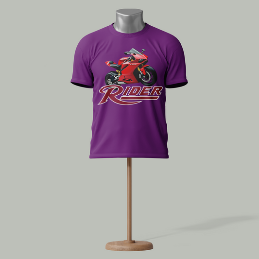 Rider Red Superbike Graphic T-Shirt