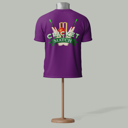 Cricket Match T-Shirts | 15 Colors | Customizable Sportswear