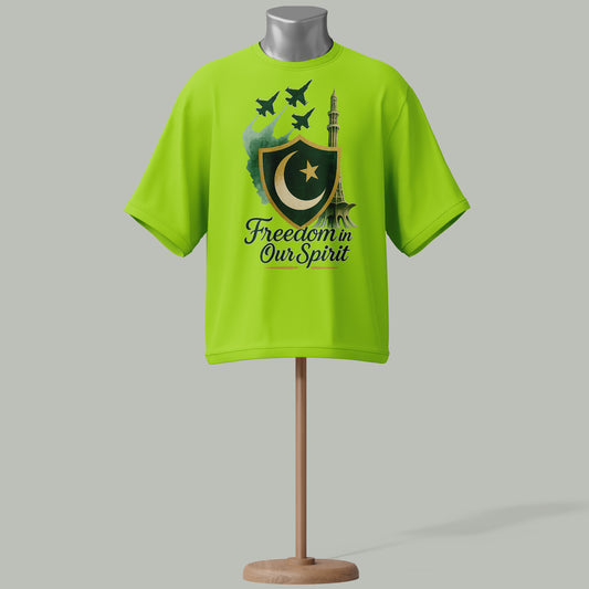 The Spirit Shield Tee | Soar into Azadi Fit