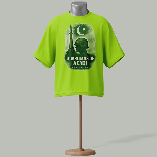 Guardian of Azadi Drop Shoulder Tee | 14th August Drip