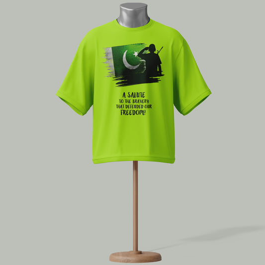 The Salute Tribute Tee | Azadi Legacy Fit