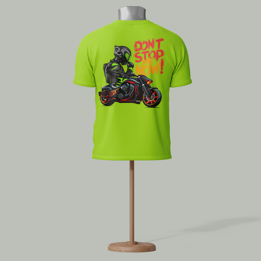 Don't Stop Me Now Biker Graphic T-Shirt