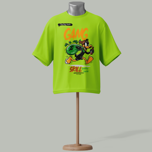 Daffy Duck "Gang Skill" Graphic T-Shirt – Streetwear Style