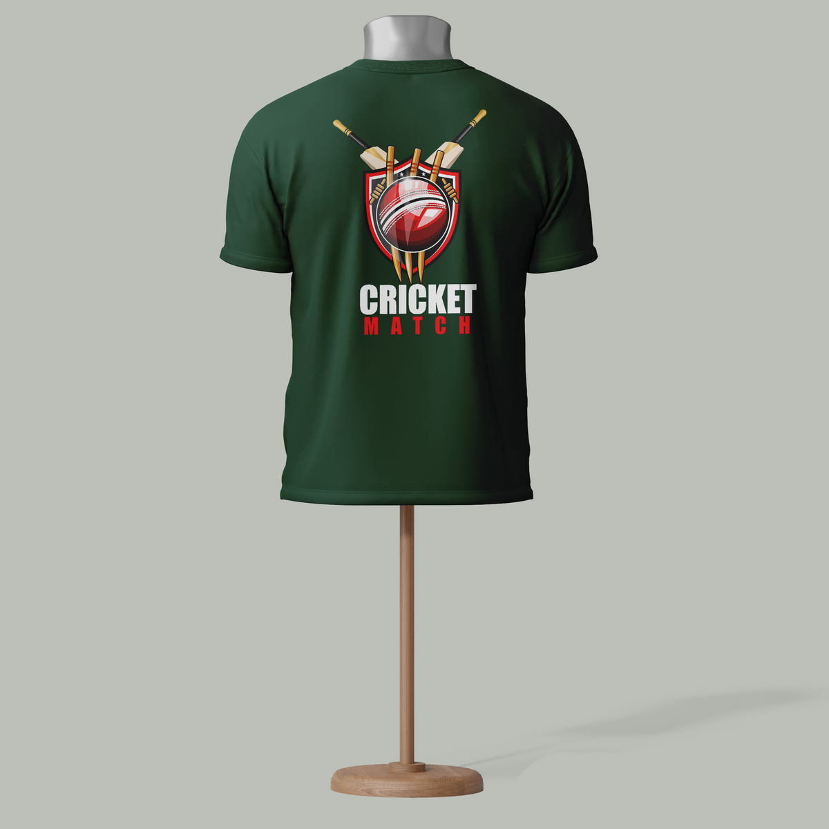 Cricket Match T-Shirts | 15 Colors | Customizable Sportswear