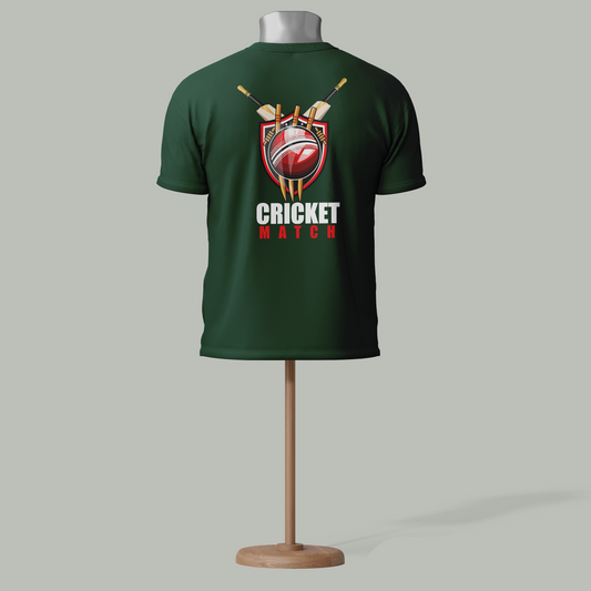 Cricket Match T-Shirts | 15 Colors | Customizable Sportswear