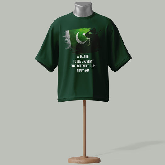 The Salute Tribute Tee | Azadi Legacy Fit