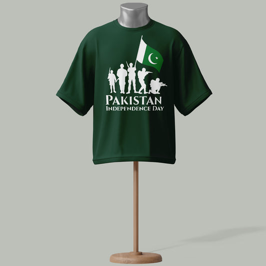 The Sentinel: Pak Army Azadi Drop Shoulder Tee