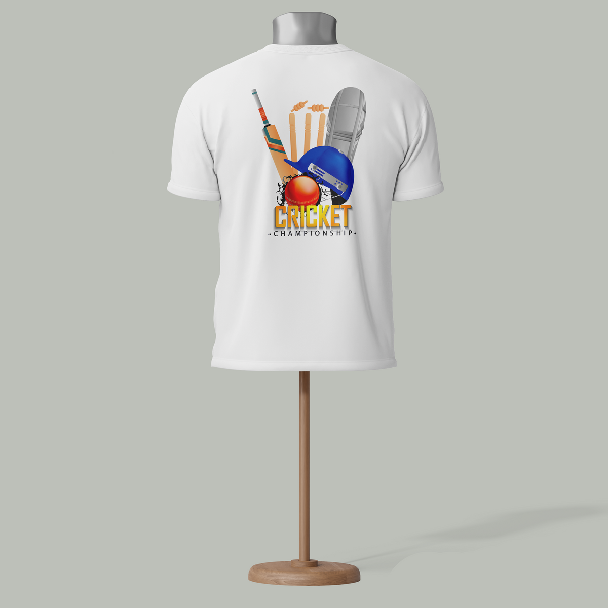 Cricket Championship Custom T-Shirt | Stylish & Comfortable | 15+ Colors