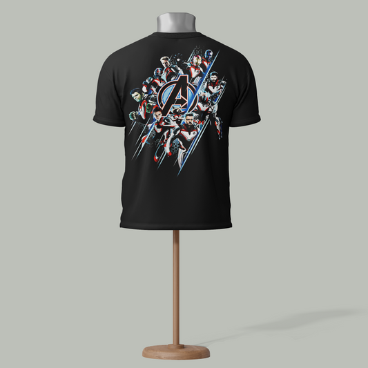 Avengers Custom Printed T-Shirt – Premium Cotton, Superhero Fan Apparel