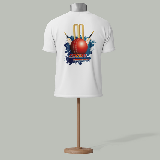 Cricket Championship T-Shirts | 15 Colors | Customizable Sportswear