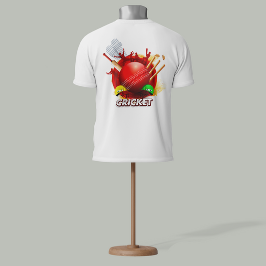 Custom Cricket T-Shirt | Premium Sportswear | 15+ Colors