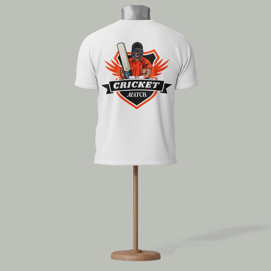 Cricket Match T-Shirt | Stylish & Comfortable | 15+ Colors