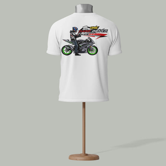 One-Hand Driver Sportbike T-Shirt – 15 Colors