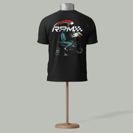 RPM Racer High-Speed Motorcycle T-Shirt
