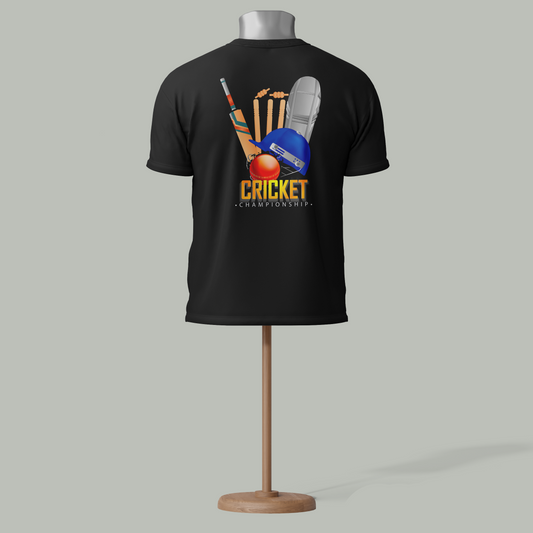 Cricket Championship Custom T-Shirt | Stylish & Comfortable | 15+ Colors