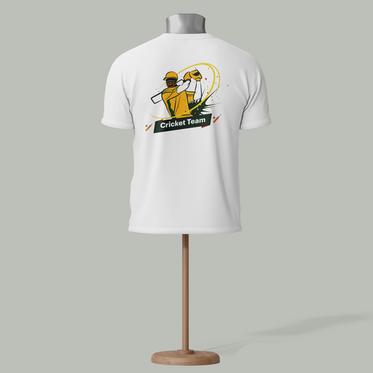Custom Cricket Team T-Shirts | 15 Colors | Breathable Sportswear