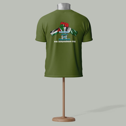 The Unity Fist Tee | Pak- Palestine Solidarity Fit