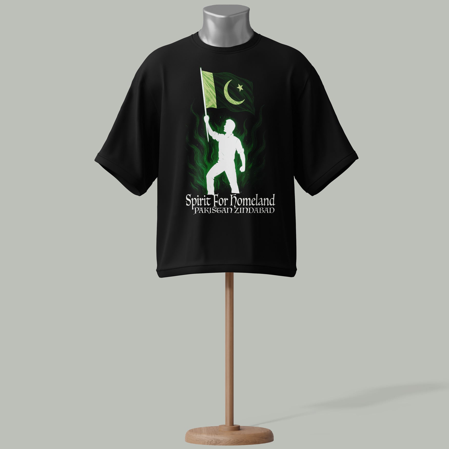 azadi spirit_black_tshirt