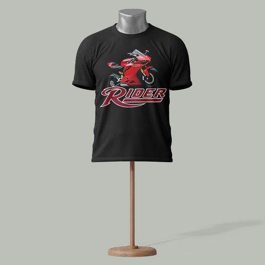 Rider Red Superbike Graphic T-Shirt
