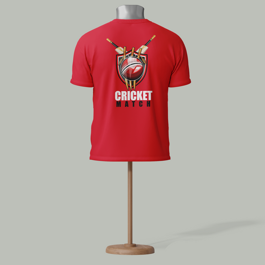 Cricket Match T-Shirts | 15 Colors | Customizable Sportswear