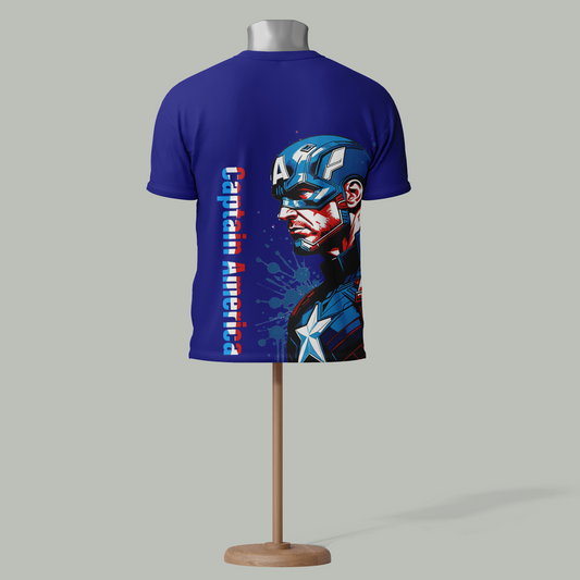 Custom Captain America Graphic T-Shirt – Premium Quality, Stylish & Comfortable
