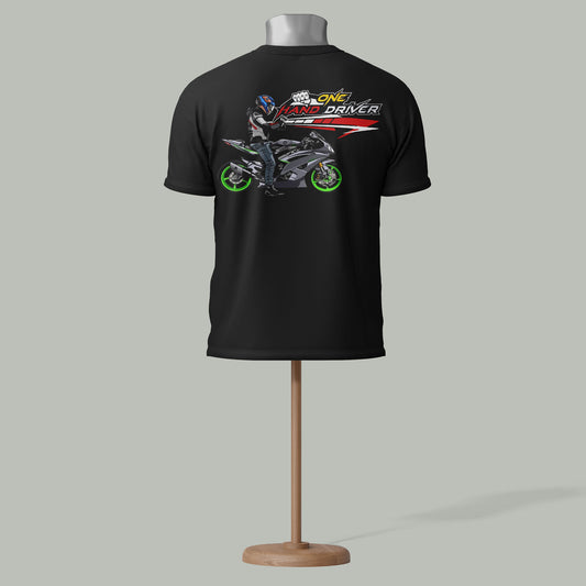 One-Hand Driver Sportbike T-Shirt – 15 Colors