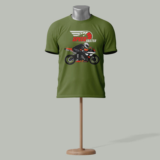 Speed Faster Racing Motorcycle T-Shirt – Sportbike Tee
