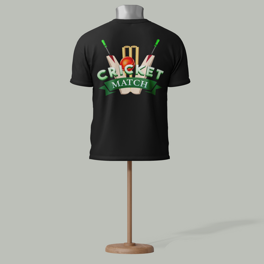 Cricket Match T-Shirts | 15 Colors | Customizable Sportswear