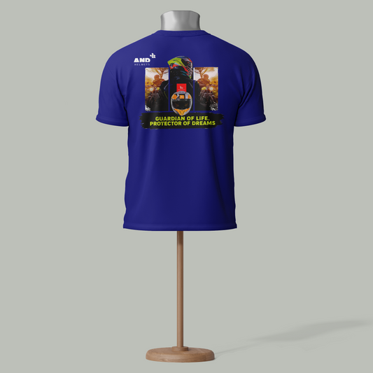 Guardian Biker T-Shirt – Helmet Protector Graphic Tee for Riders