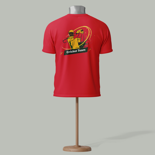 Custom Cricket Team T-Shirts | 15 Colors | Breathable Sportswear