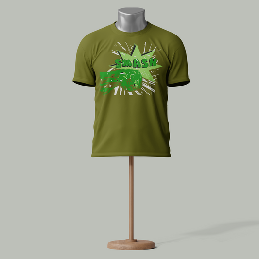 Hulk "Smash" T-Shirt – Premium Cotton, Marvel Superhero Collection