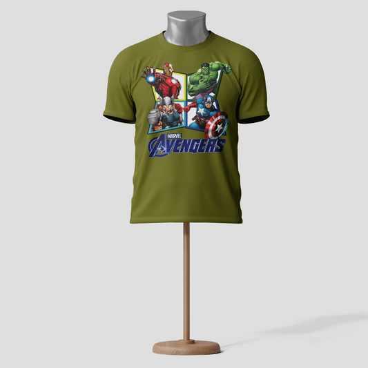 Avengers Heroes Custom T-Shirt – Soft Cotton, Superhero Fan Apparel