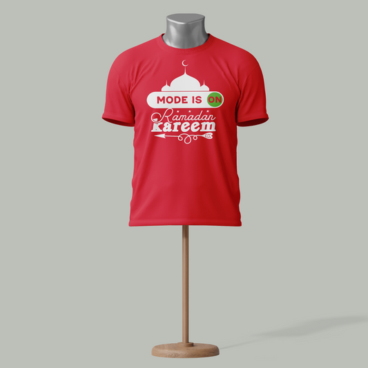 "Ramadan Mode is ON" T-Shirt – 15 Colors Available | Islamic Ramadan Kareem Tee