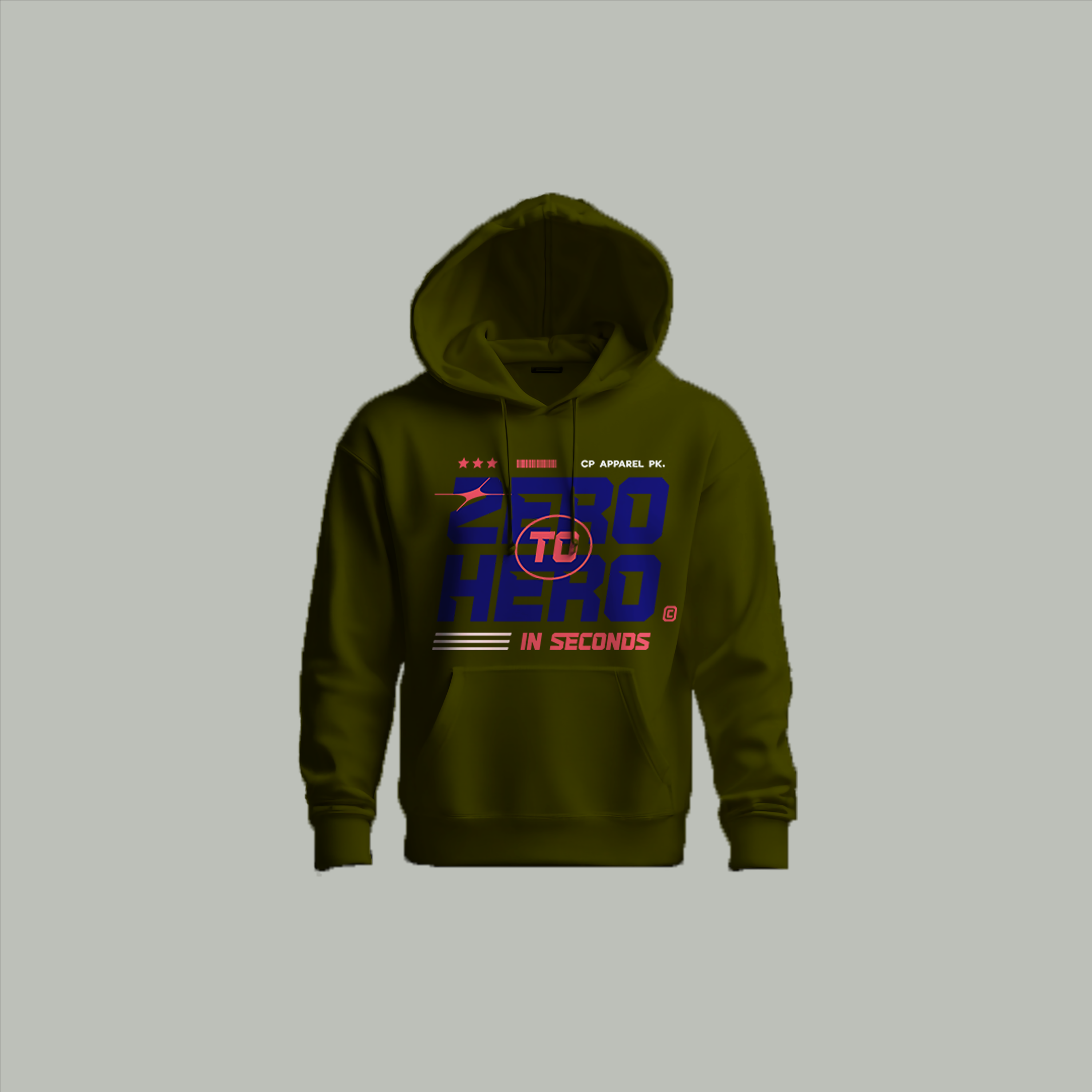 "Zero to Hero in Seconds" Custom Hoodie – Motivational Design