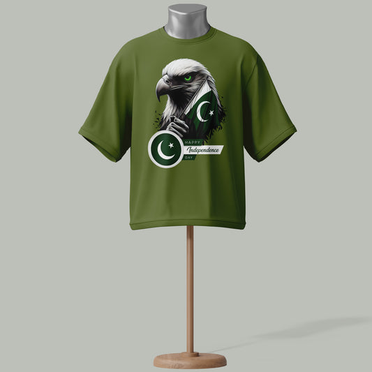 The Shaheen's Gaze Azadi Tee | Fierce 14th August Fit