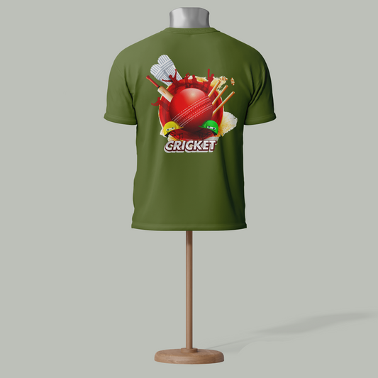 Custom Cricket T-Shirt | Premium Sportswear | 15+ Colors