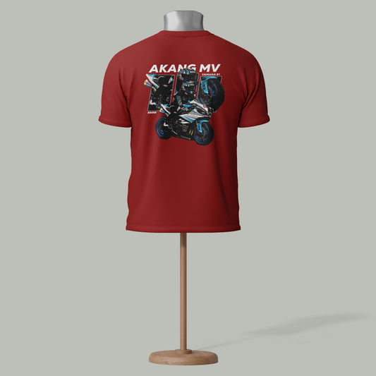 Akang MV Biker T-Shirt – Yamaha R1 Motorcycle Graphic Tee