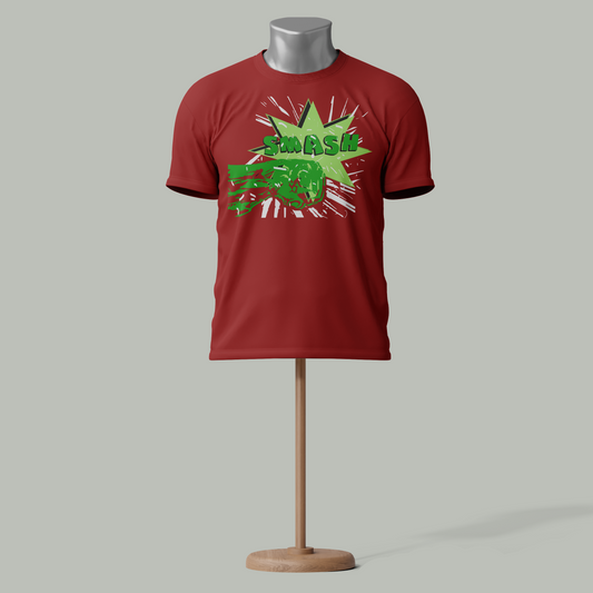 Hulk "Smash" T-Shirt – Premium Cotton, Marvel Superhero Collection