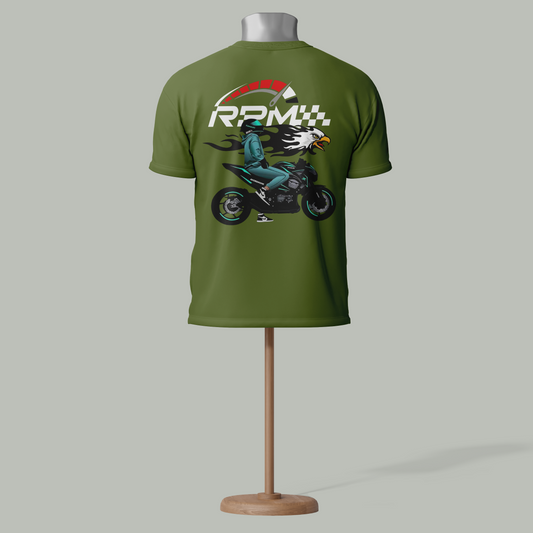RPM Racer High-Speed Motorcycle T-Shirt