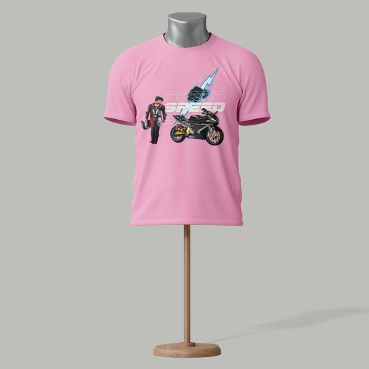 Speed Thunder Motorcycle Rider T-Shirt – 15 Colors