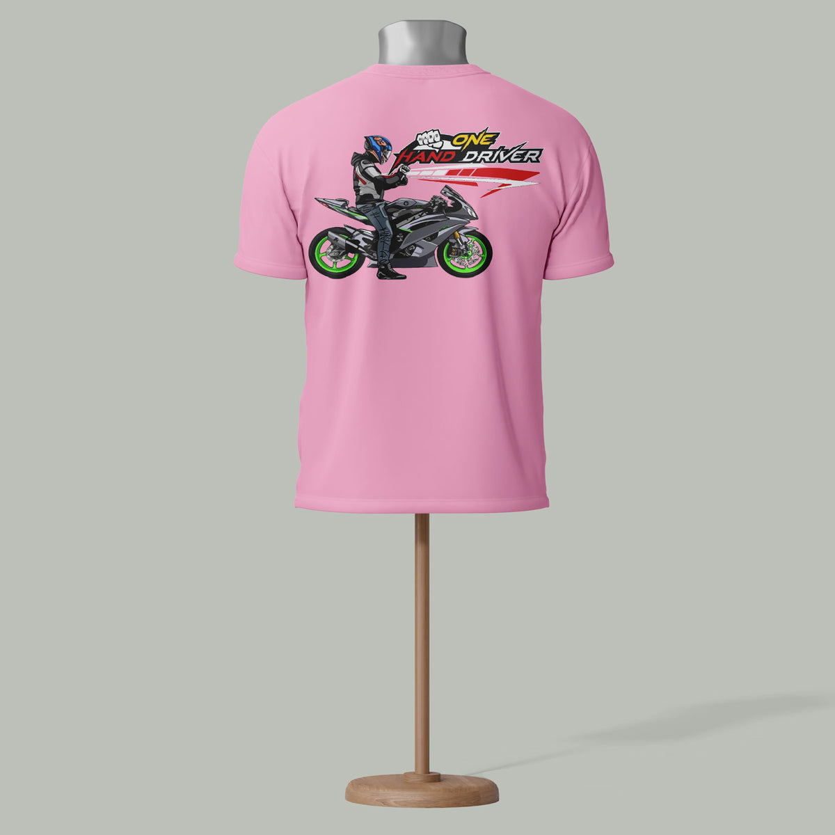 One-Hand Driver Sportbike T-Shirt – 15 Colors