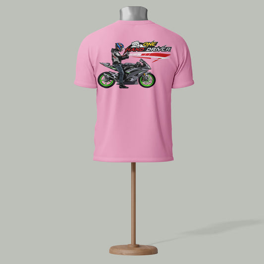 One-Hand Driver Sportbike T-Shirt – 15 Colors