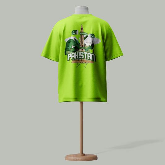 Azadi Spirit Flag T-Shirt l Minar-e-Pakistan Pride