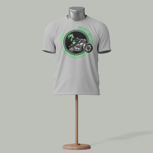 Biker Graphic T-Shirt – Custom Motorcycle Rider Tee for Men